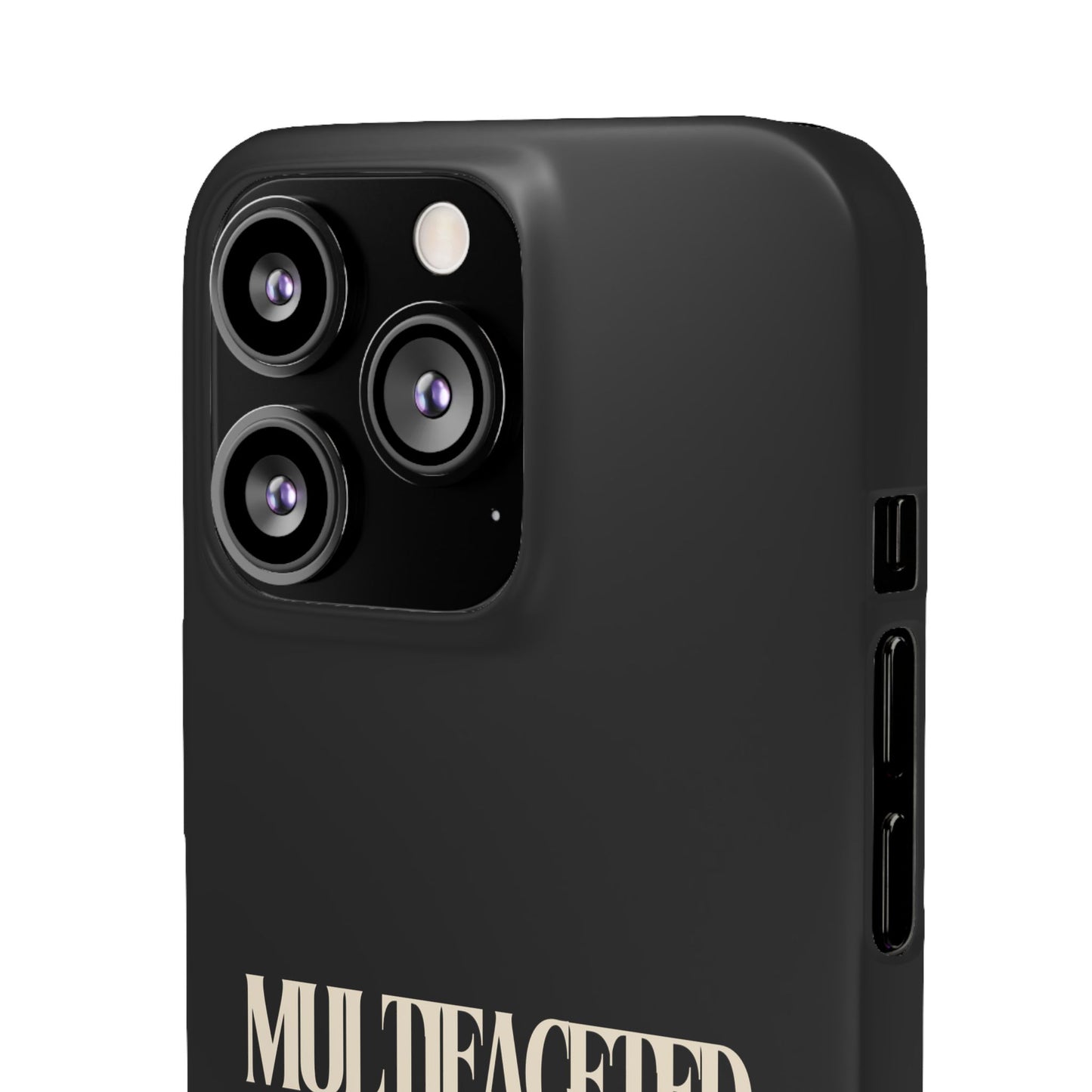 Multifaceted Black Girl Snap Case - Stylish Phone Protection for Empowerment and Expression