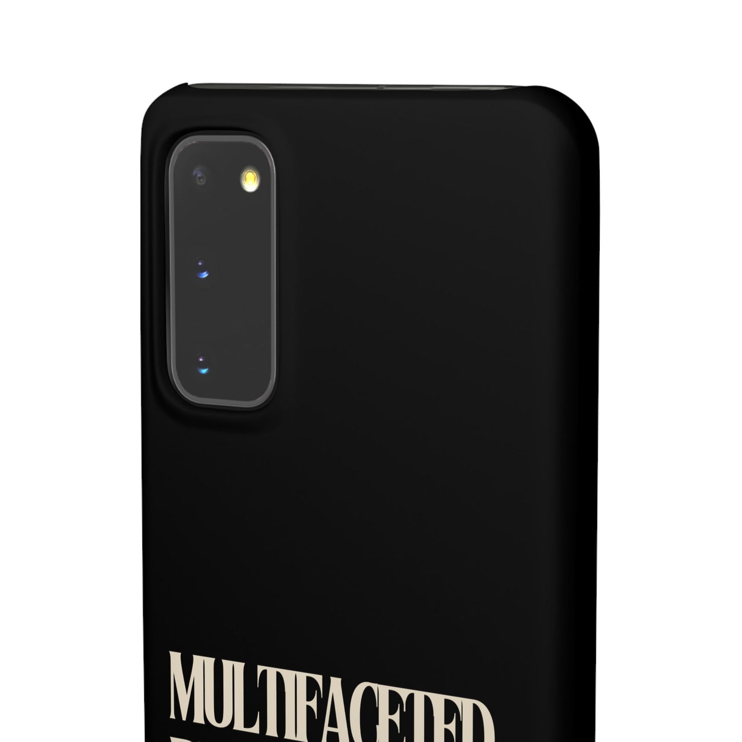 Multifaceted Black Girl Snap Case - Stylish Phone Protection for Empowerment and Expression