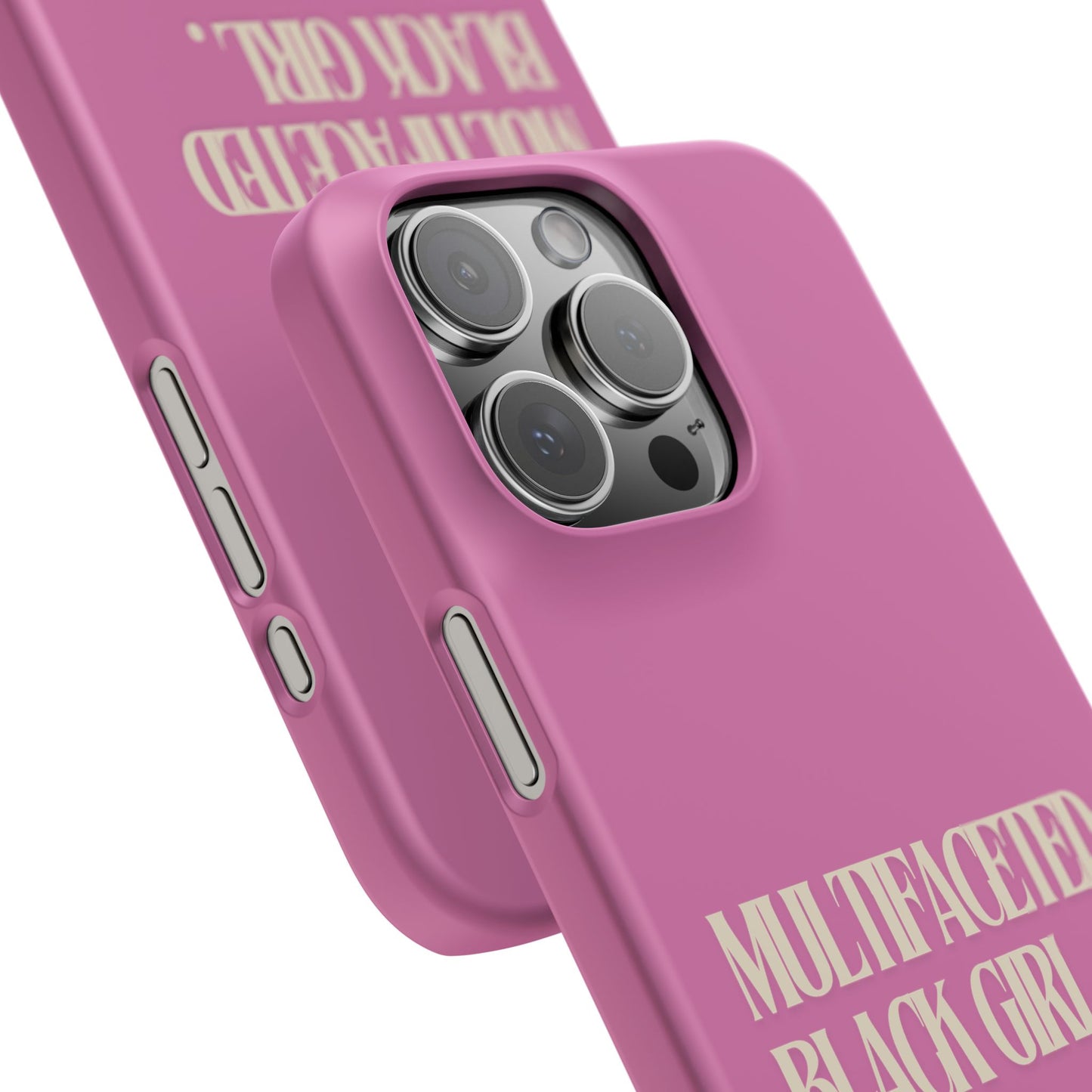 Multifaceted Black Girl Snap Case - Stylish Phone Protection for Empowerment and Expression