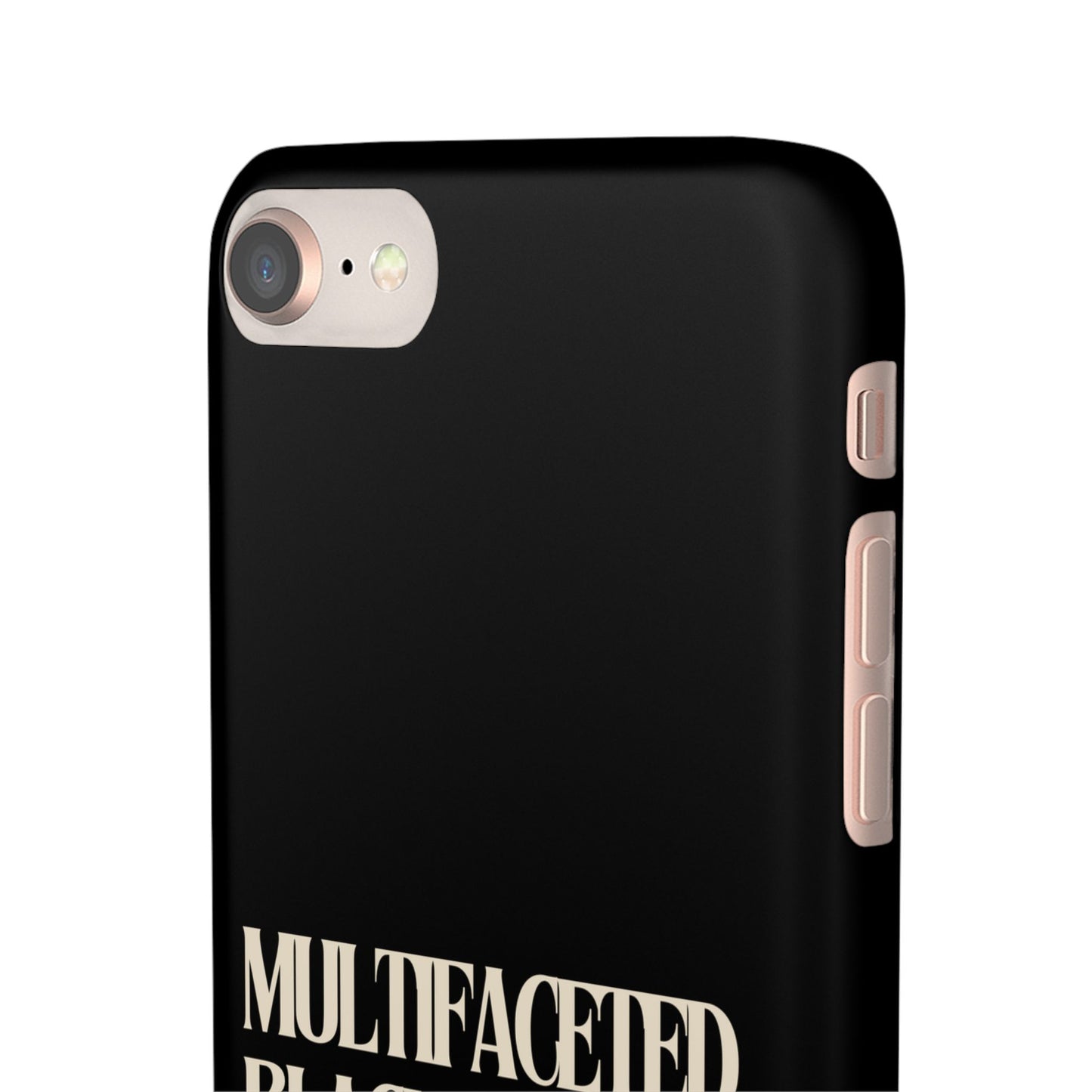 Multifaceted Black Girl Snap Case - Stylish Phone Protection for Empowerment and Expression