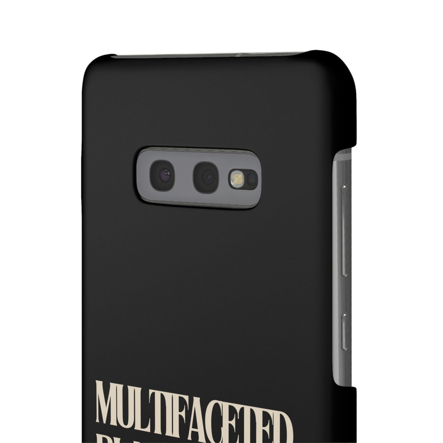 Multifaceted Black Girl Snap Case - Stylish Phone Protection for Empowerment and Expression