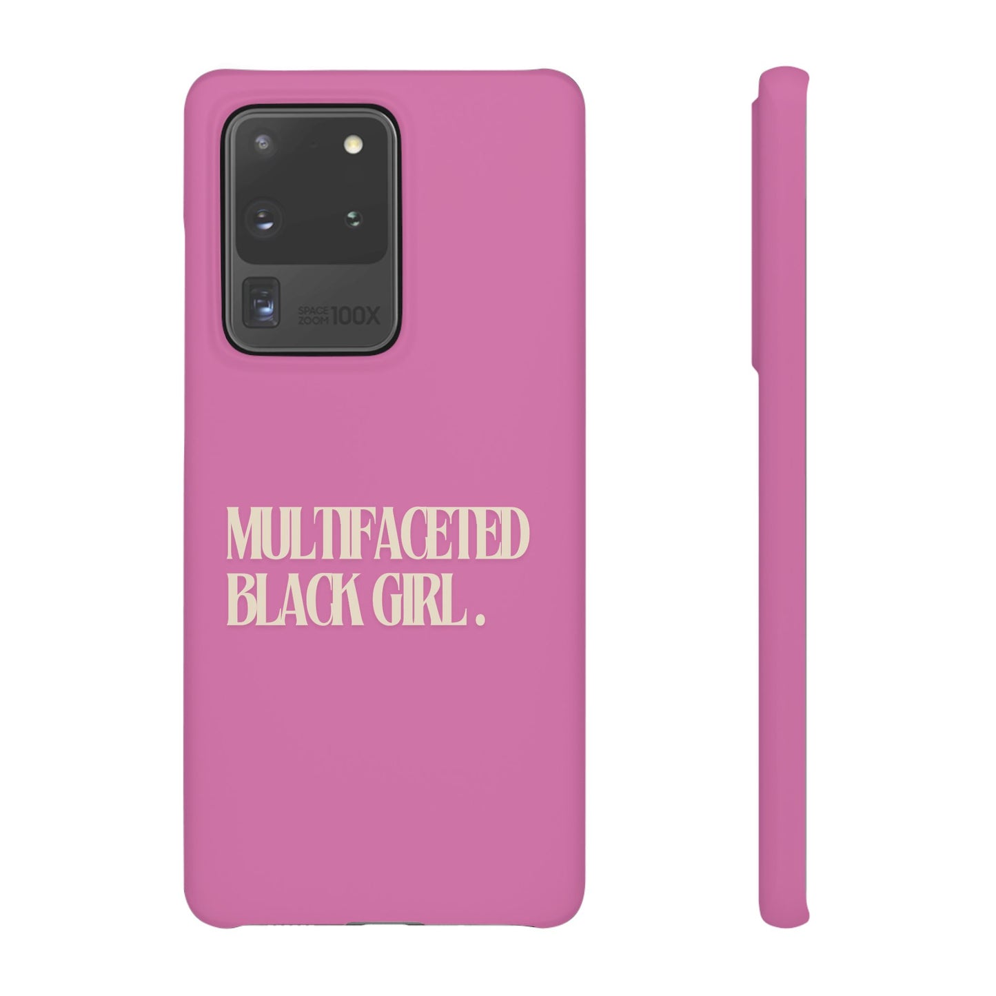 Multifaceted Black Girl Snap Case - Stylish Phone Protection for Empowerment and Expression