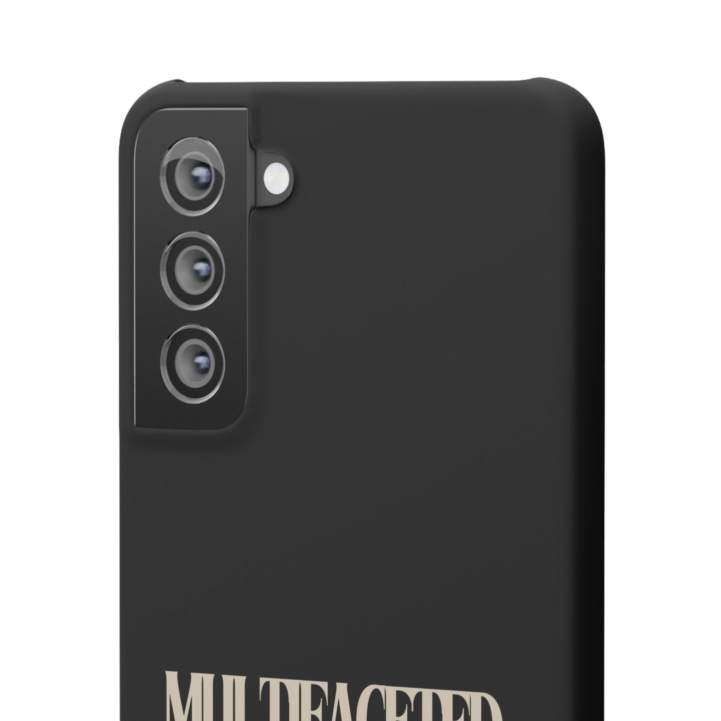 Multifaceted Black Girl Snap Case - Stylish Phone Protection for Empowerment and Expression