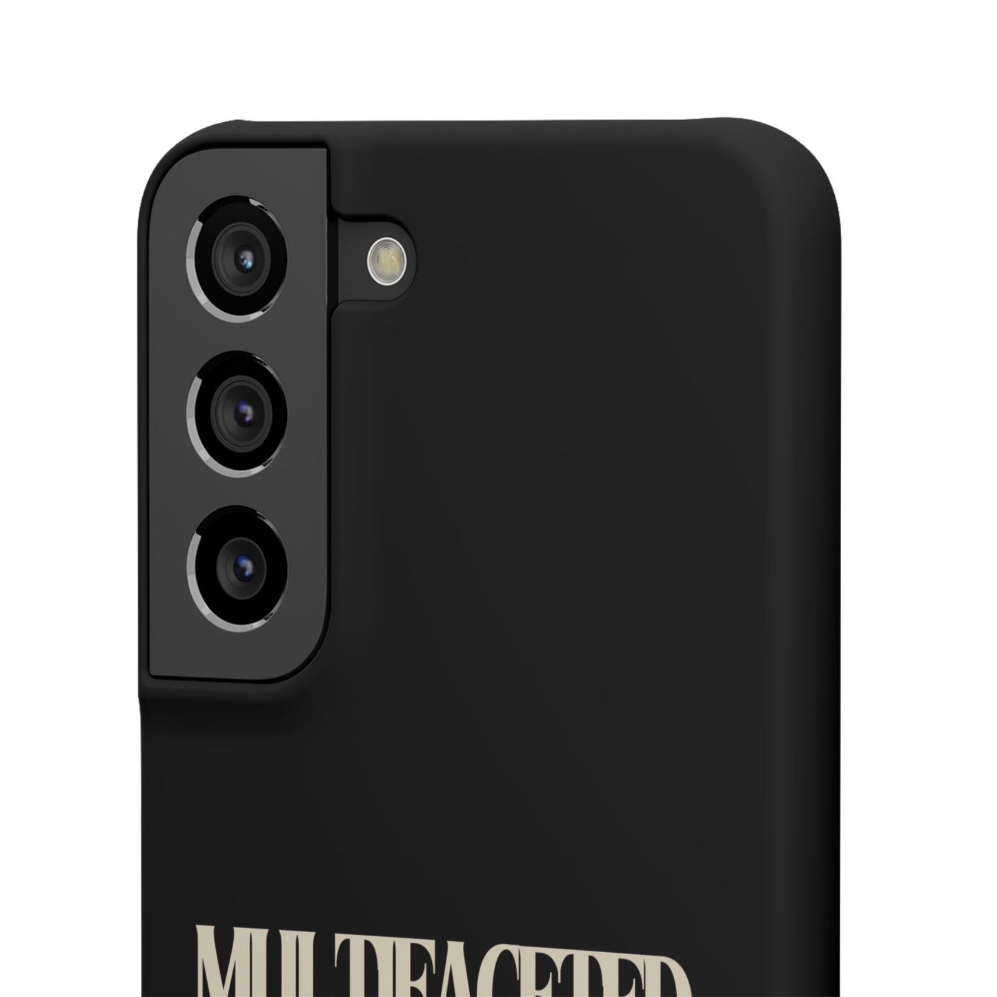 Multifaceted Black Girl Snap Case - Stylish Phone Protection for Empowerment and Expression