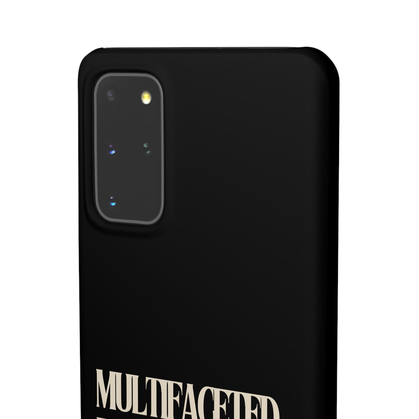 Multifaceted Black Girl Snap Case - Stylish Phone Protection for Empowerment and Expression