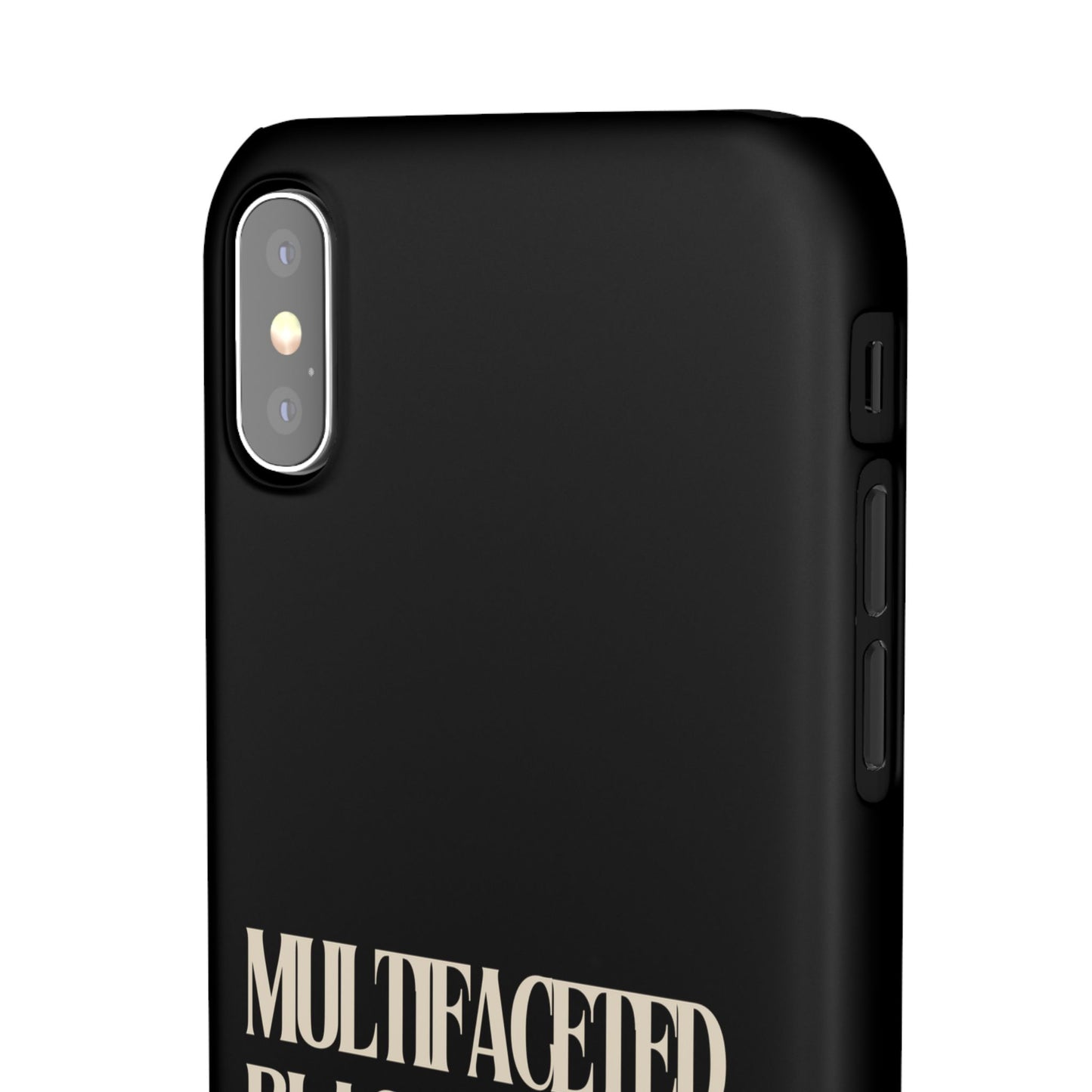 Multifaceted Black Girl Snap Case - Stylish Phone Protection for Empowerment and Expression