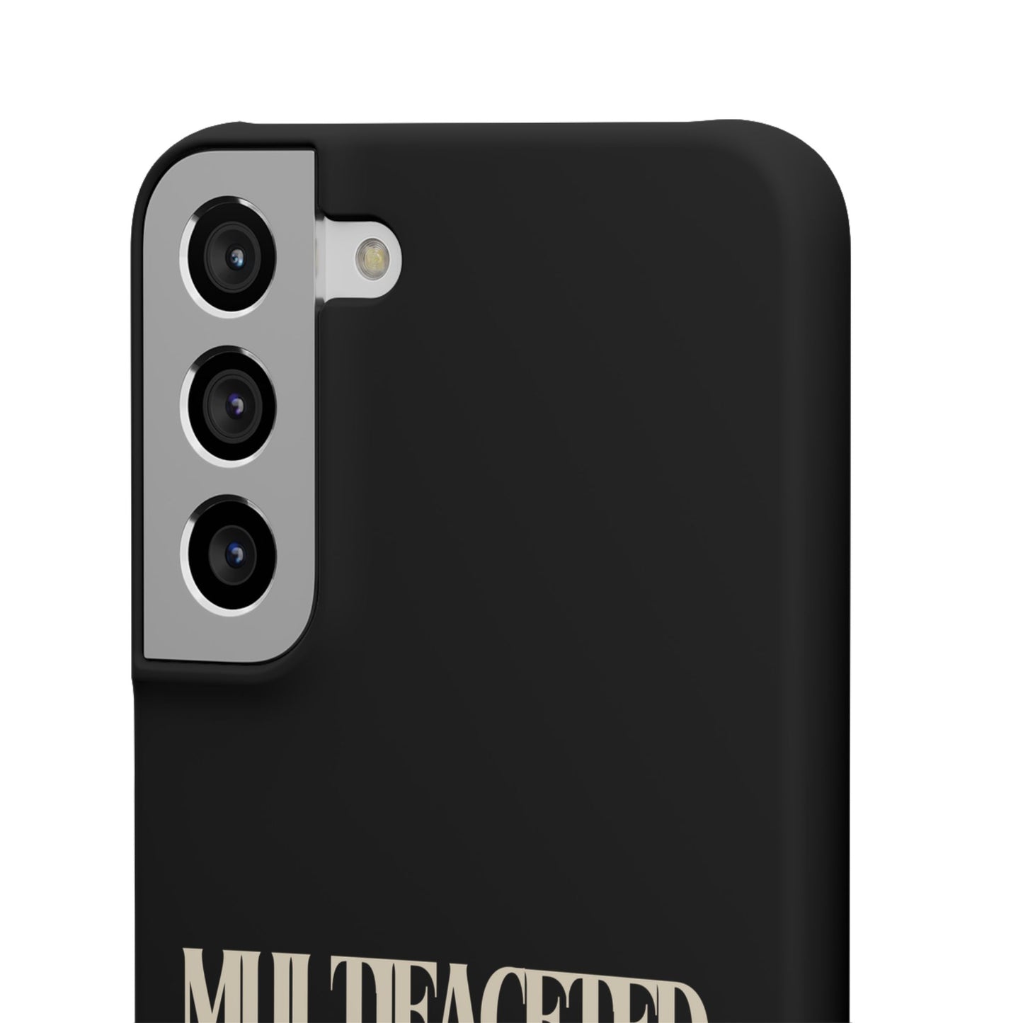 Multifaceted Black Girl Snap Case - Stylish Phone Protection for Empowerment and Expression