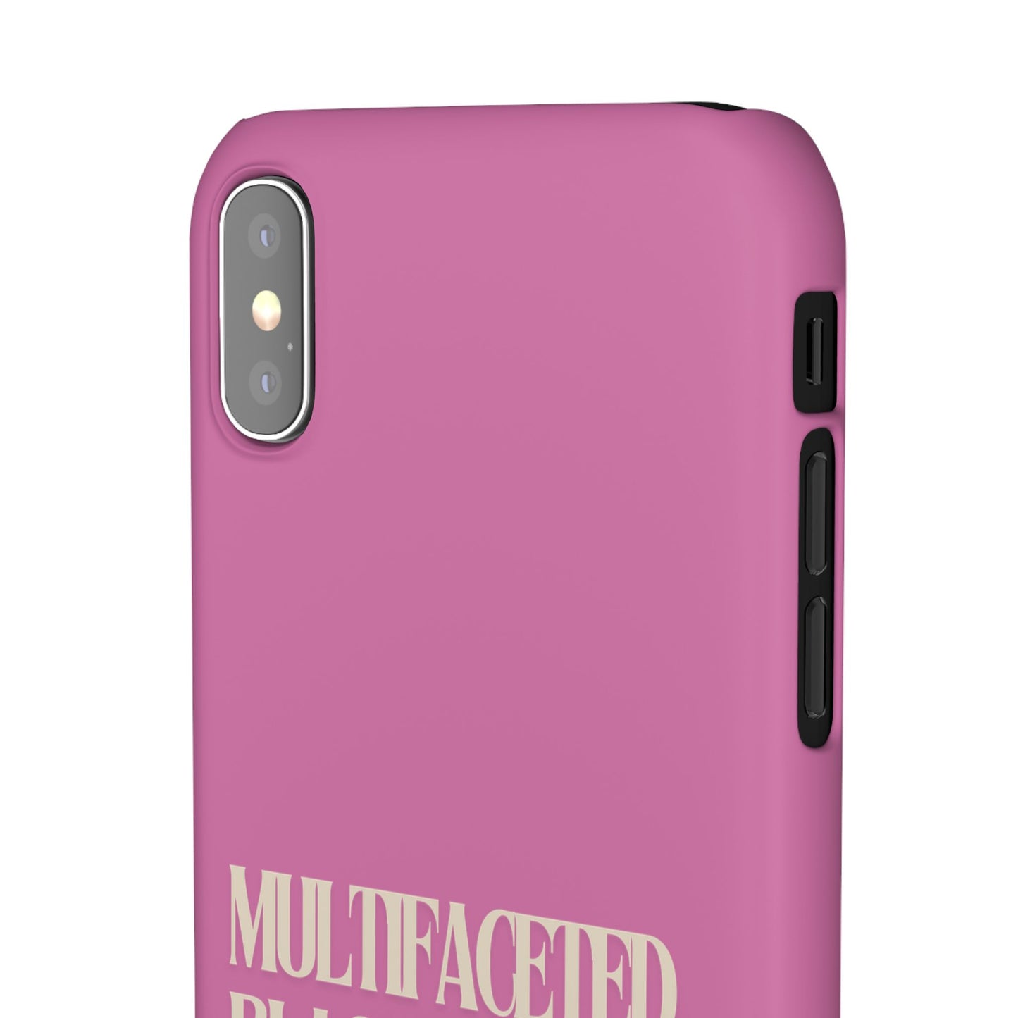 Multifaceted Black Girl Snap Case - Stylish Phone Protection for Empowerment and Expression