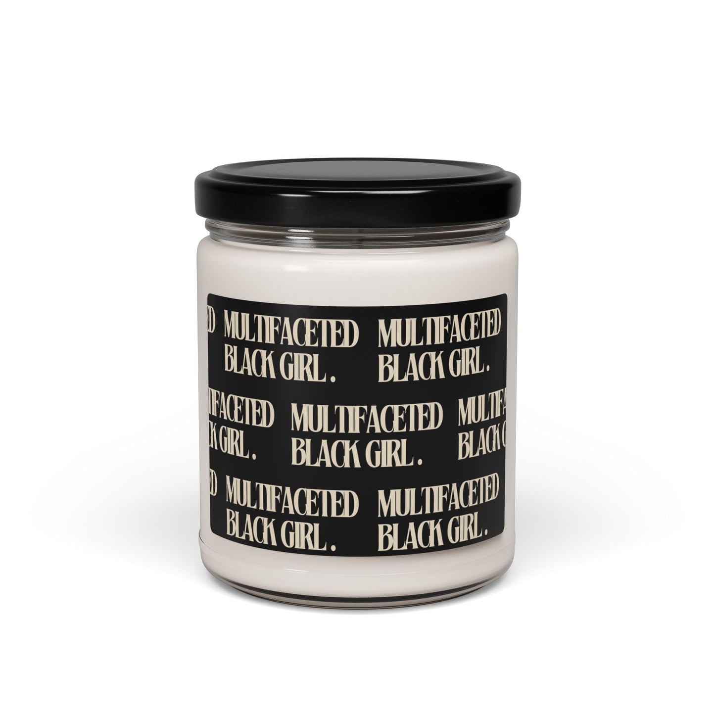 Multifaceted Black Girl Scented Soy Candle - 9oz Aromatherapy Gift