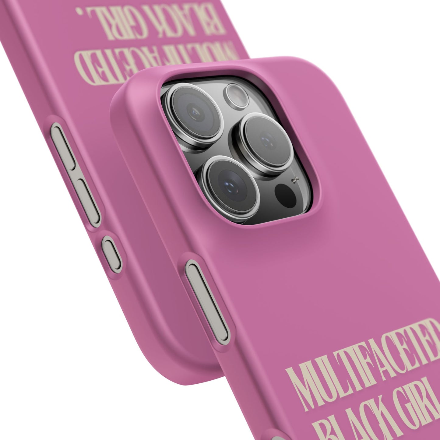 Multifaceted Black Girl Snap Case - Stylish Phone Protection for Empowerment and Expression