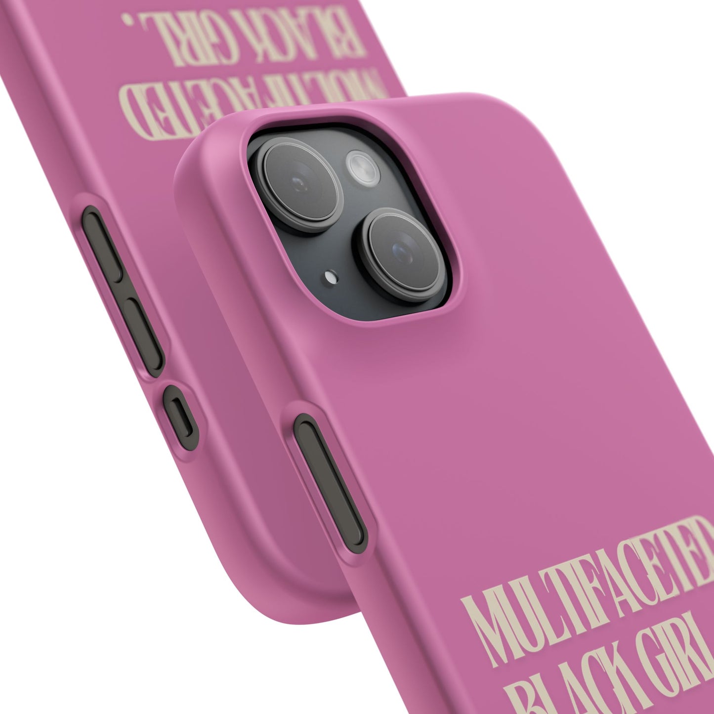 Multifaceted Black Girl Snap Case - Stylish Phone Protection for Empowerment and Expression