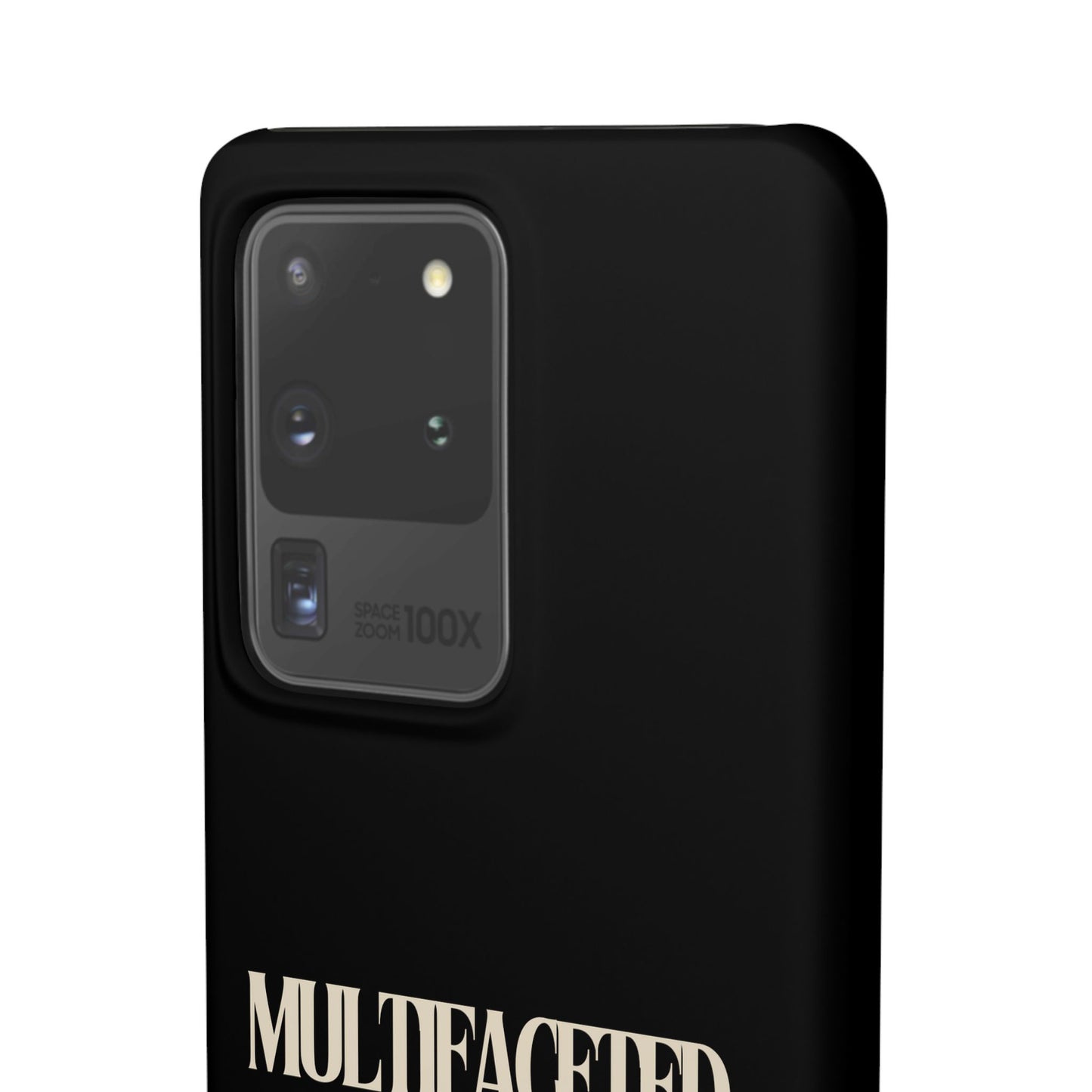 Multifaceted Black Girl Snap Case - Stylish Phone Protection for Empowerment and Expression