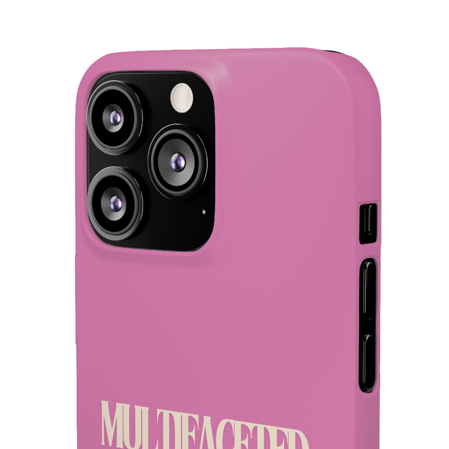 Multifaceted Black Girl Snap Case - Stylish Phone Protection for Empowerment and Expression