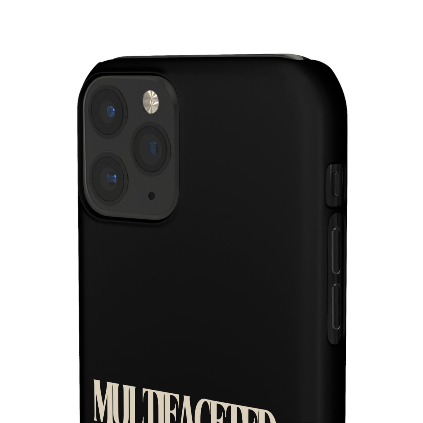 Multifaceted Black Girl Snap Case - Stylish Phone Protection for Empowerment and Expression