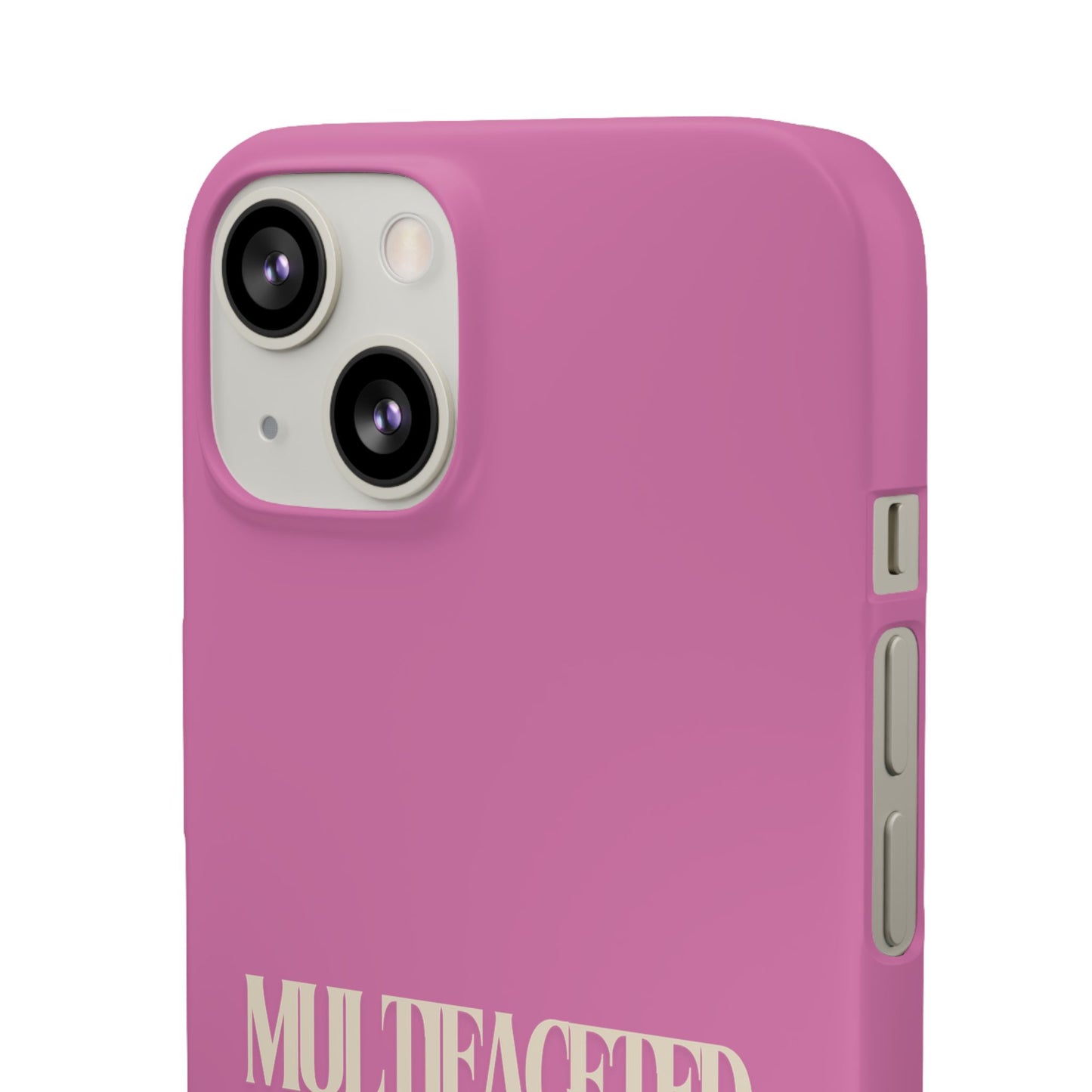 Multifaceted Black Girl Snap Case - Stylish Phone Protection for Empowerment and Expression