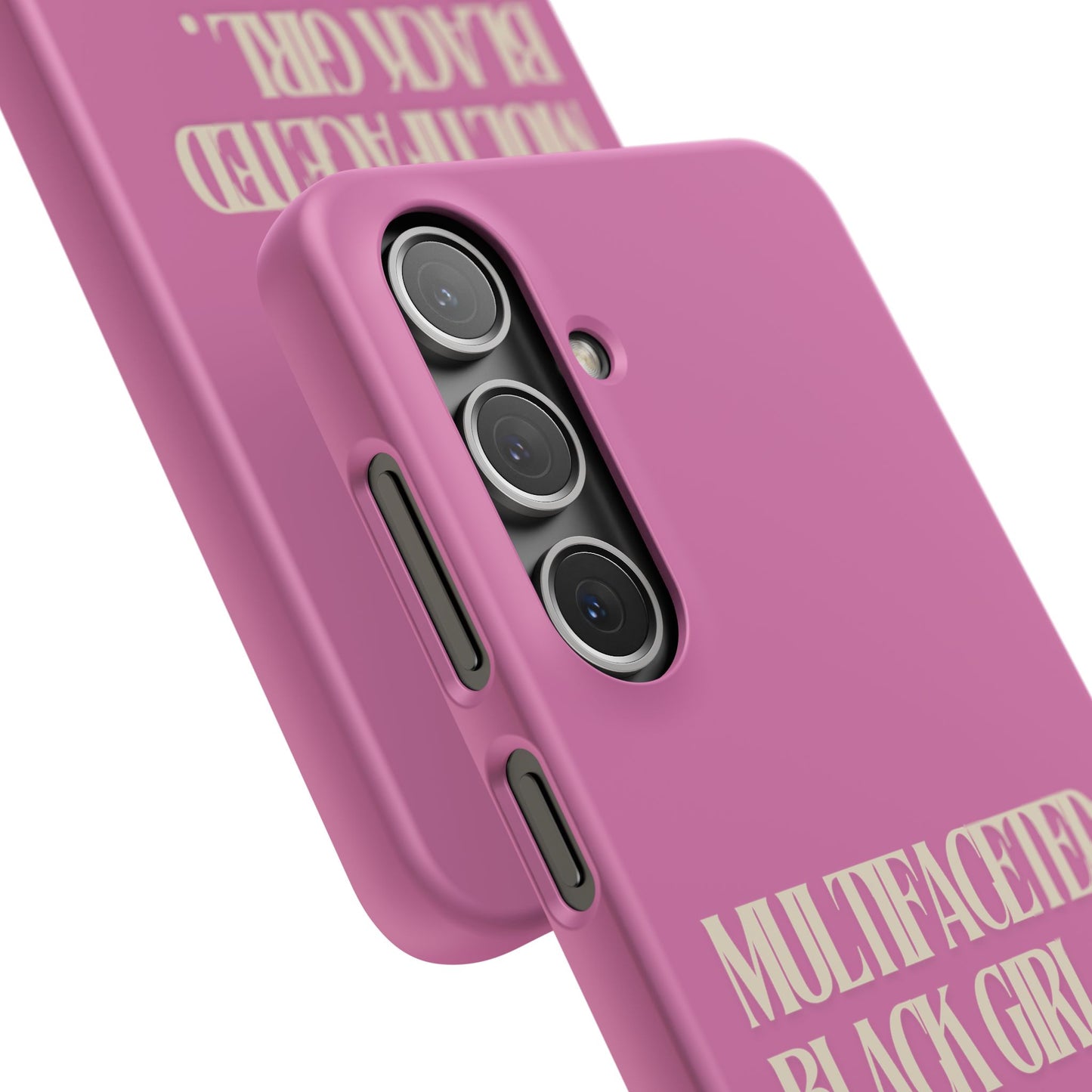 Multifaceted Black Girl Snap Case - Stylish Phone Protection for Empowerment and Expression