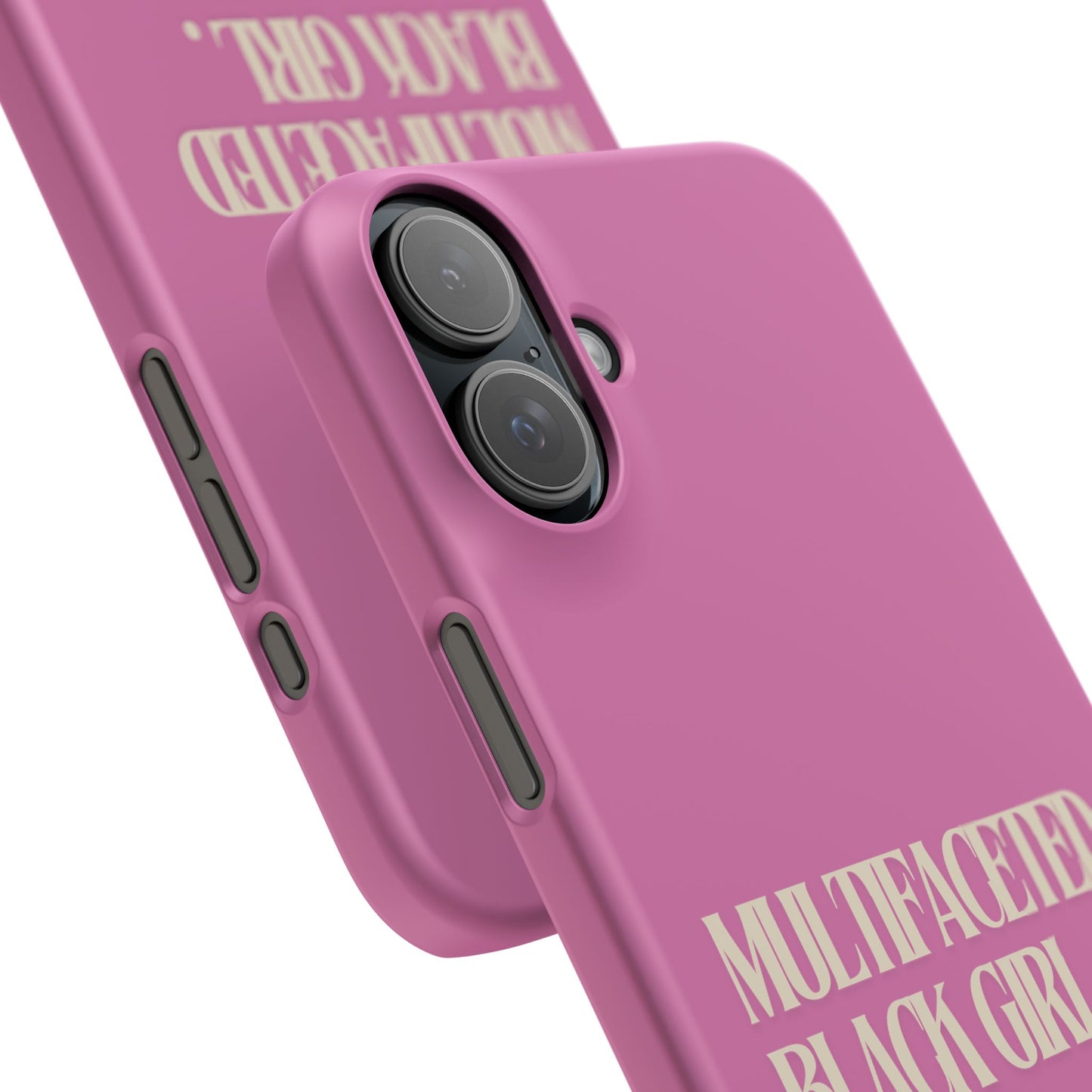 Multifaceted Black Girl Snap Case - Stylish Phone Protection for Empowerment and Expression