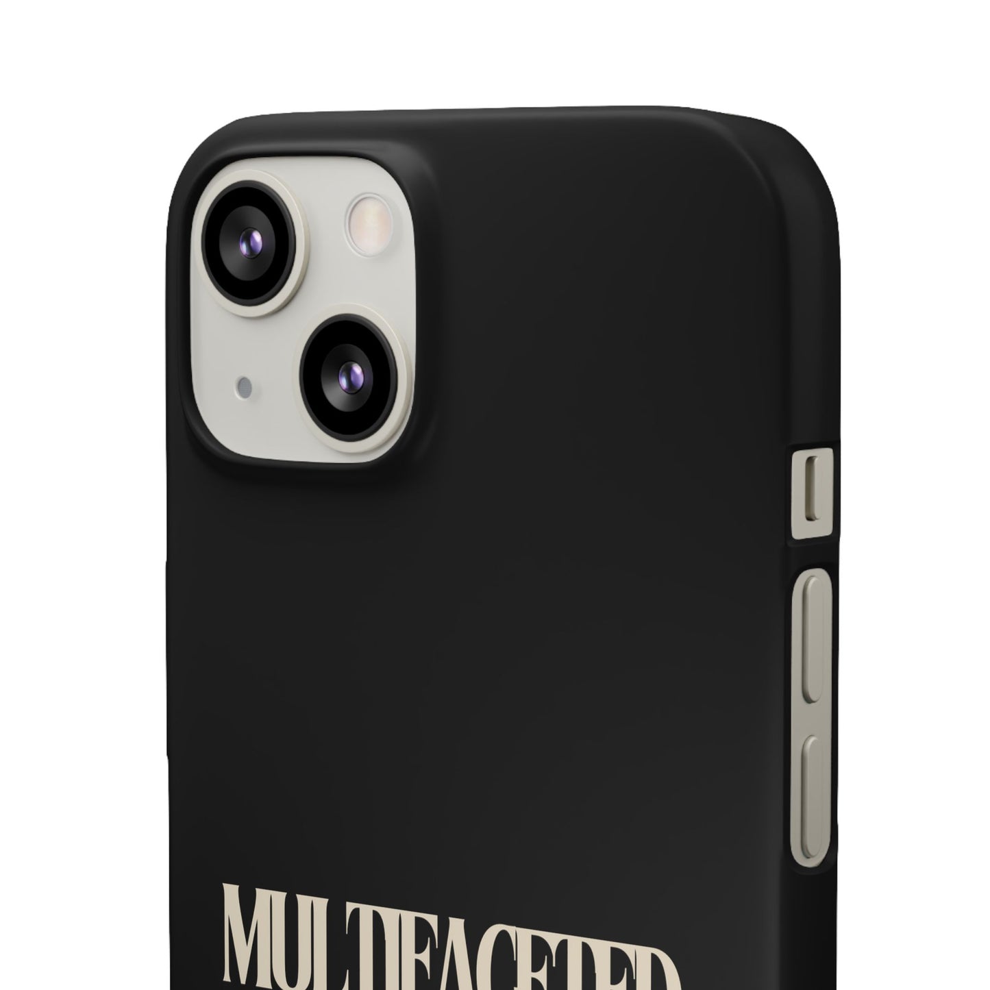 Multifaceted Black Girl Snap Case - Stylish Phone Protection for Empowerment and Expression