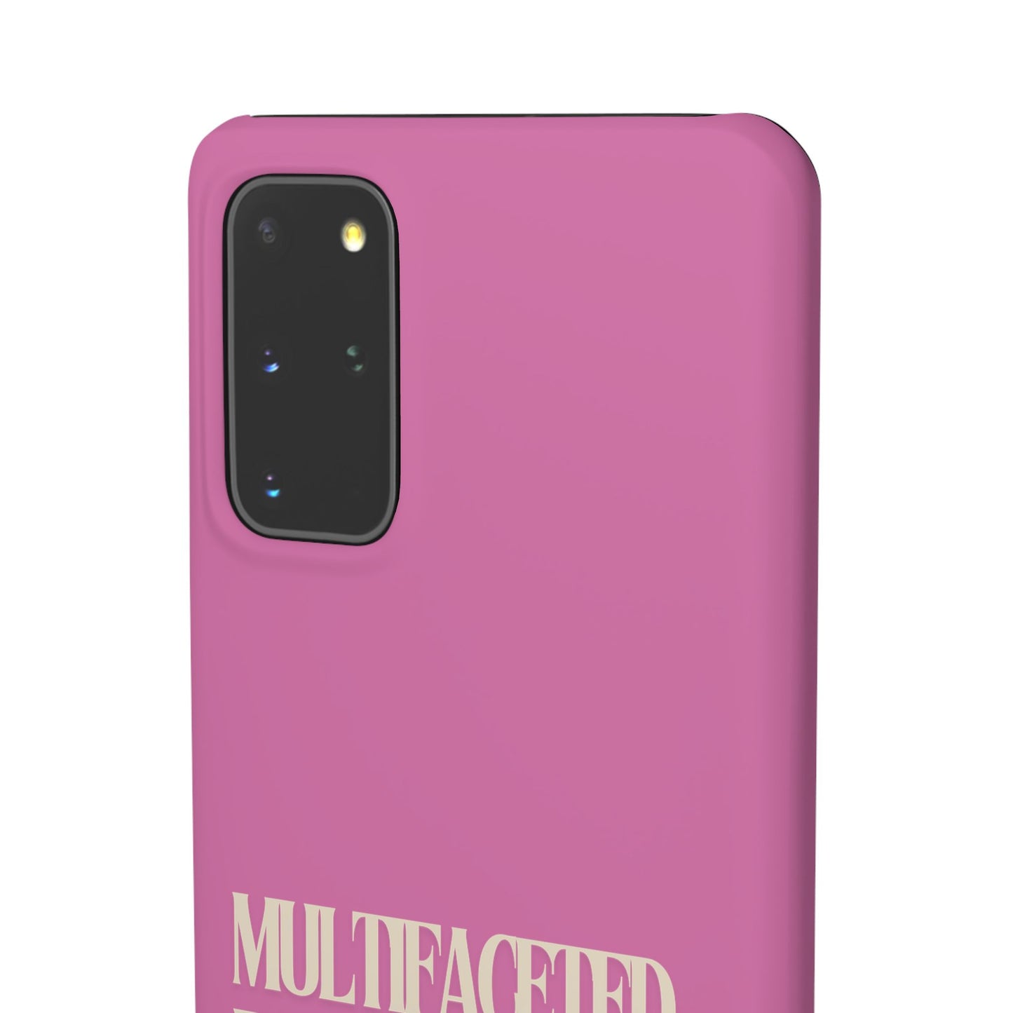 Multifaceted Black Girl Snap Case - Stylish Phone Protection for Empowerment and Expression