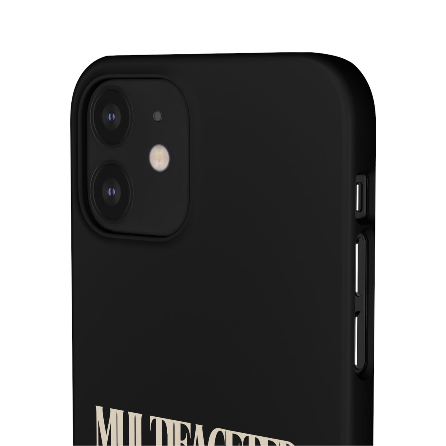 Multifaceted Black Girl Snap Case - Stylish Phone Protection for Empowerment and Expression