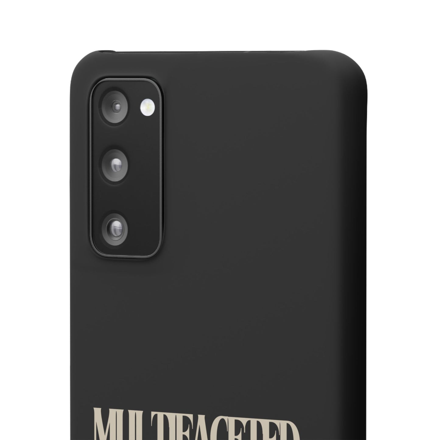 Multifaceted Black Girl Snap Case - Stylish Phone Protection for Empowerment and Expression