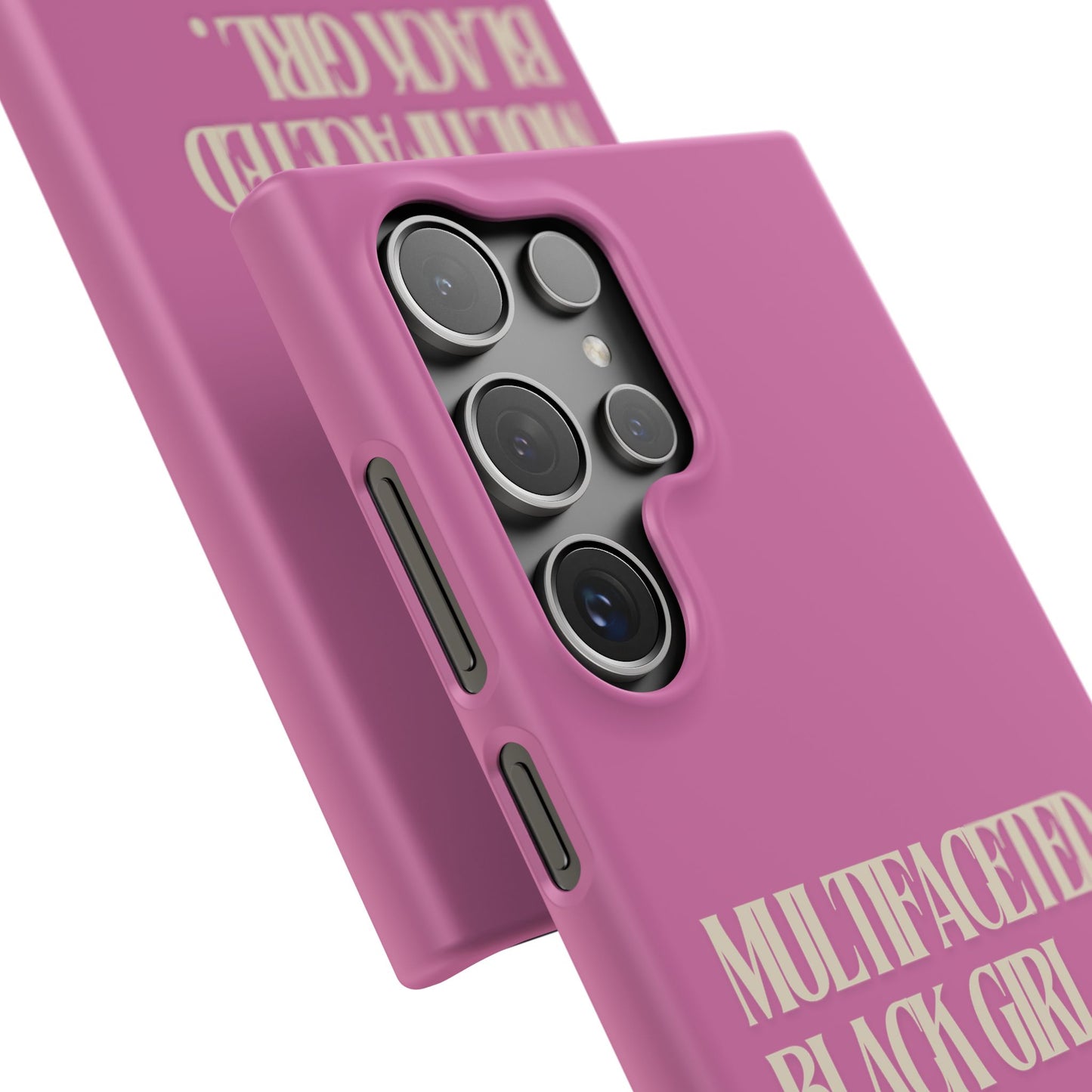 Multifaceted Black Girl Snap Case - Stylish Phone Protection for Empowerment and Expression