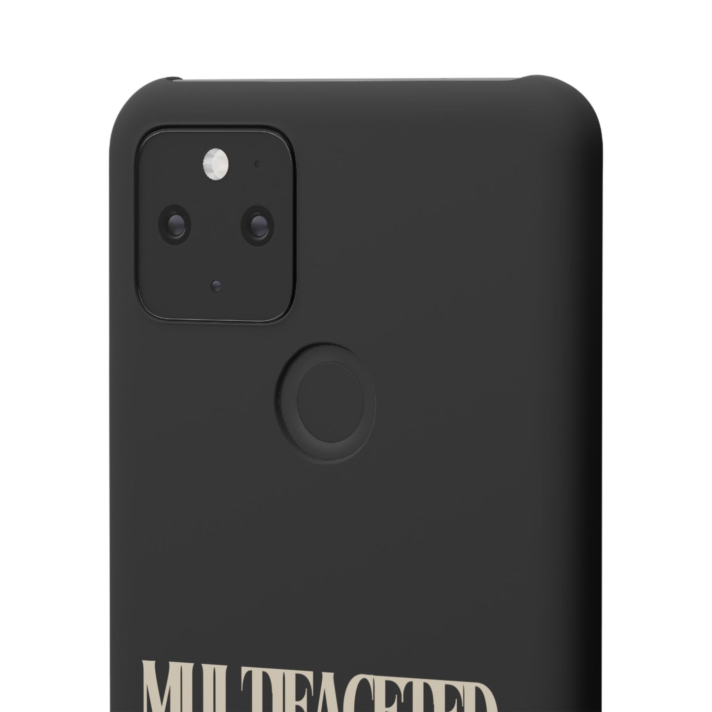 Multifaceted Black Girl Snap Case - Stylish Phone Protection for Empowerment and Expression