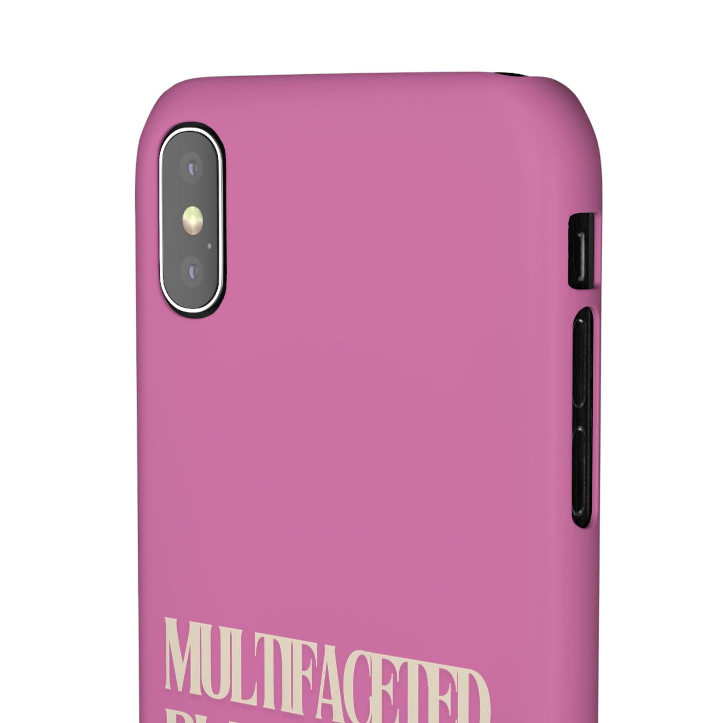 Multifaceted Black Girl Snap Case - Stylish Phone Protection for Empowerment and Expression