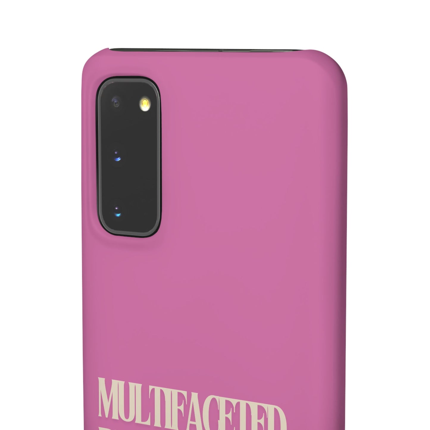 Multifaceted Black Girl Snap Case - Stylish Phone Protection for Empowerment and Expression