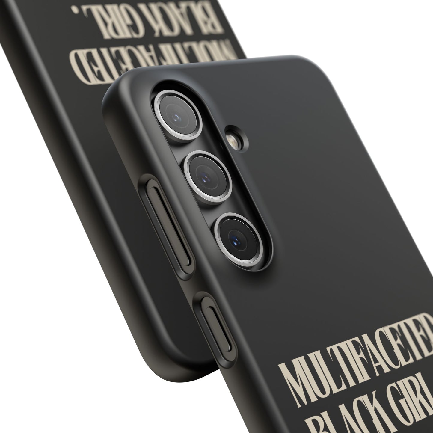 Multifaceted Black Girl Snap Case - Stylish Phone Protection for Empowerment and Expression