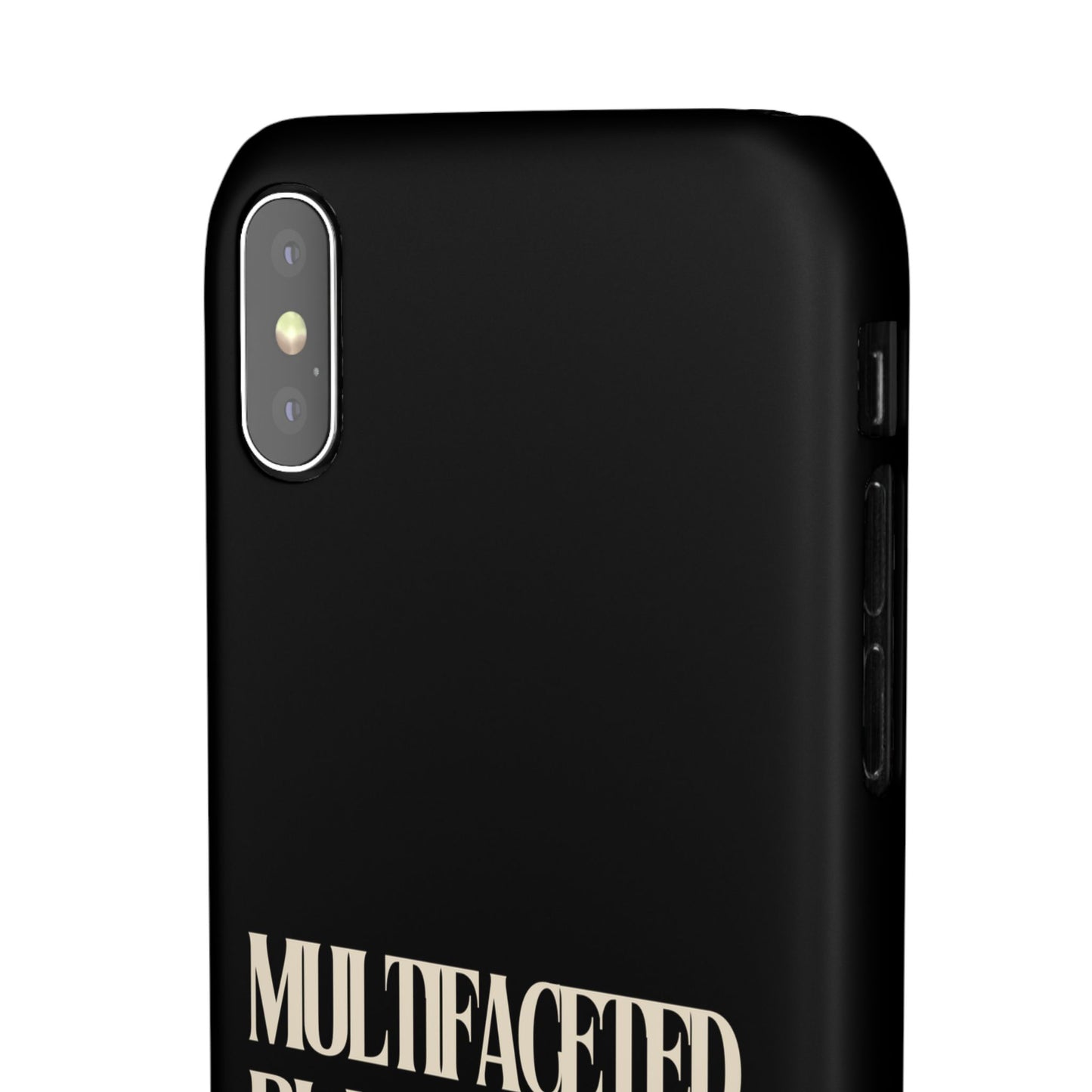 Multifaceted Black Girl Snap Case - Stylish Phone Protection for Empowerment and Expression