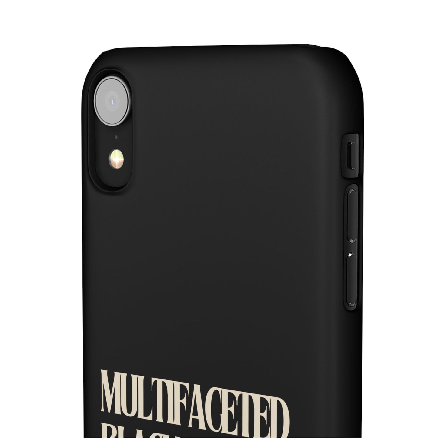 Multifaceted Black Girl Snap Case - Stylish Phone Protection for Empowerment and Expression