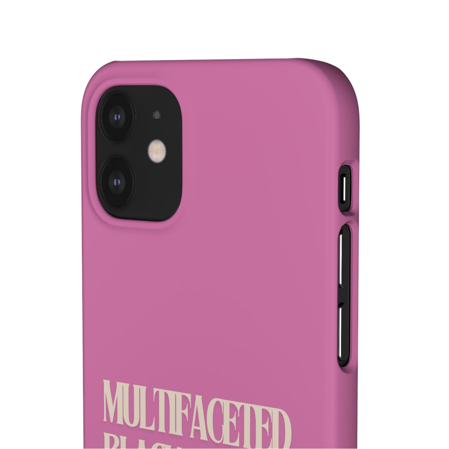 Multifaceted Black Girl Snap Case - Stylish Phone Protection for Empowerment and Expression